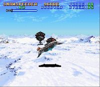 une photo d'Ã©cran de Super Star Wars - The Empire Strikes Back sur Nintendo Super Nes